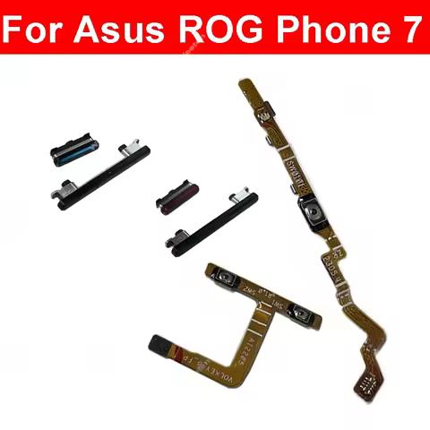 On Off Power Volume Side Keys Flex Ribbon For Asus ROG Phone 7 Power Volume Button Flex Cable Access