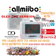 Allmiibo amiibo digital compatible for nintendo switch wii u 3ds with NFC Bluetooth Emulator