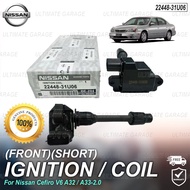Original Nissan Cefiro V6 A32 A33 2.0 Ignition Plug Coil 22448-31U06 22448-31U01 Cable Ignite Start