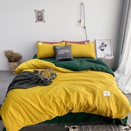 Tici Cotton Sheet Set 1 - Moss Yellow