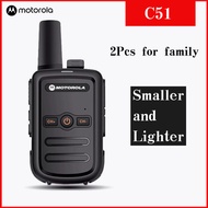 Motorola C51 Buy 1 Take 1 5W Two Way Radio Walkie Talkie Mini ‌Interphone‌ 16 Channels (2 Pcs)