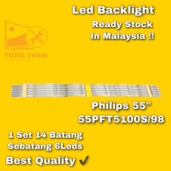 55PFT5100S/98 Philips 55" LED TV Backlight 55PFT5100S/98