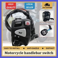 ❂ △ ☦ § Domino Handle Switch For Honda Click with Pssing Light Hazard Light PLug and play