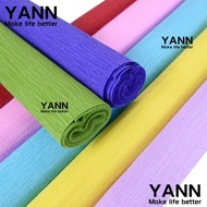 YANN1 Crepe Paper, Production material paper Handmade flowers Flower Wrapping Bouquet Paper, Funny Thickened wrinkled paper DIY Wrapping Paper