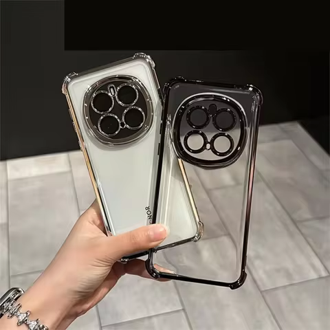 Case For Honor Magic 7 Pro 8 6 6Pro 5 Magic 8 8Pro 5G Magic 4 5 lite Camera Protect Cover Transparen