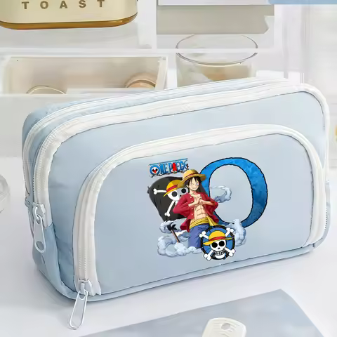 Pencil Case One Piece Pen Bag Organizer Pouch Luffy Student Back To School Supplies Office Universit