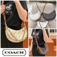 現貨‼️有單✨Coach MIRA SHOULDER BAG WITH HORSE AND CARRIAGE PRINT 新款復古月牙包 手袋💖