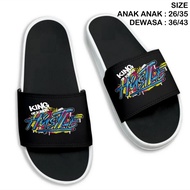 KING Sandals 0376 BH Men's Slide Sandals Trendy Sandals Children's Size 26-35 Adults 36-43-