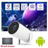 Hot Xiaomi HY300 HD 4K Projector Wireless Android 11 BT 5.0 Remote Control 5G Wifi 1280*720P 180° Home Theater Portable Outdoor