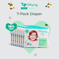 Offspring Fashion Diaper Pants 7-pack Bundle (Design: Forestia) - superior absorbency ultra soft, day &amp; night pants with double leakguard protection