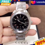 ประกันศูนย์ไทย 2ปี นาฬิกาข้อมือ New Gucci Watch
Gucci GG2570 หน้าปัดดำ ขนาด 41mm.
ตัวเรือนสีเงิน
🇮🇹