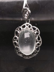 寶麗金珠寶-天然水沫子白鋼墜
