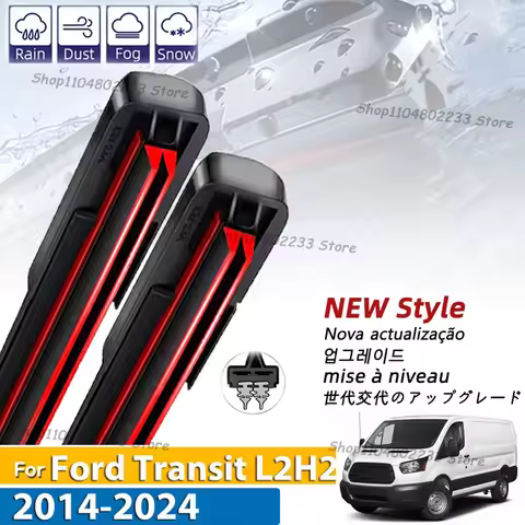 Front Wiper Blades For Ford Transit L2H2 2014 - 2019 Windshield Windscreen Window Car Rain Brushes N