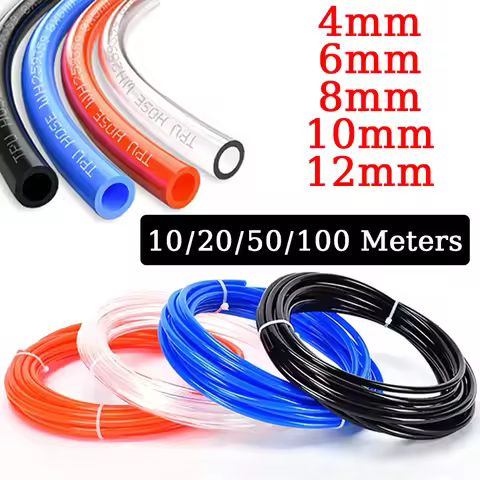 10m/20m/50m/100meters Pneumatic Air Hose Plastic Tube 4mm 6mm 8mm 10mm 12mm Air Hose Tube Pneumatic 