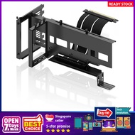 [sgstock] EZDIY-FAB Vertical PCIe 4.0 GPU Mount Bracket Graphic Card Holder, Video Card VGA Support Kit with PCIe 4.0 X1