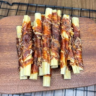 Durable Chicken Flavor Beef Tendon Snacks for Small Dogs Teeth Cleaning Training Rewards Pet Treats