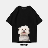 Ezway T-Shirt Oversize Maltese Easy | Unisex Kids Crop Oversize T-Shirt
