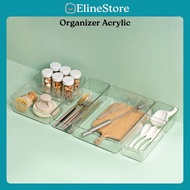 CLEAR ACRYLIC DRAWER ORGANIZER CHOPSTICKS SPOONS ROOM ORGANIZER DRAWER PARTITION DRAWER ACRYLIC ORGA