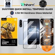 Rhihorn Dust-Free Tempered Glass for Oneplus Nord 5 | Nord CE5 Screen Protector