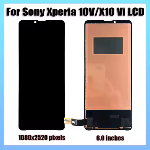 TFT LCD 6.1" For Sony Xperia 10 V 10V XQ-DC72 Display Touch Screen Digitizer Assembly Replacement Fo