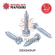 Iron Screw Deskrup/ Lag Screw 5/ 16 x 1.1/4"