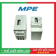 USB socket, MPE A 60, A20 network socket with fireproof wall mount