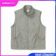 NC1 SNOW PEAK S26MWT-VE77 LIGHTWEIGHT UTILITY ZIP-UP VEST UNISEX GORPCORE STAND COLLAR OUTDOOR K-FAS
