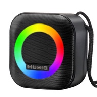 Portable Bluetooth Speaker RGB Colorful Light Waterproof Wireless Subwoofer Stereo Surround Travel S