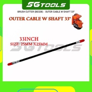 SPARE PART: BRUSH CUTTER (BG328): OUTER CABLE W SHAFT 33"/ MESIN RUMPUT CABLE FEXIBLE SHAFT OUTER SET T328 SUM328 FR3000 FR3001 TANAKA STIHL OGAWA