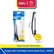 DELI Table Gel Pen 0.5mm Smile Face - E6793