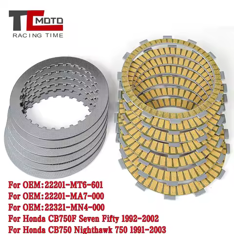 Clutch Friction Disc Plate Kit For Honda CB 750F CB750F Seven Fifty CB750 Nighthawk 750 1992-2002 22
