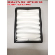 AIR FILTER HONDA CITY SX8 1996y - 2002y (17220-P2F-000)