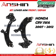 ANSHIN LOWER ARM SET HONDA CRV SWA 2007 2012 LOWER ARM PREMIUM QUALITY