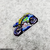 Yamha 46 Rossi Curved Q Version Sticker Electric Bike Reflective Decal Type B