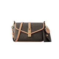 Fion Philo Fashion Floral Print Ladies Commuter Shoulder Bag Crossbody Bag Underarm Small Square Bag