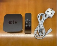 Apple TV with remote and wire
