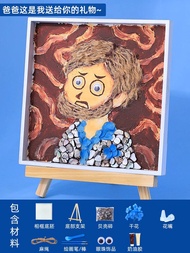 Bộ Vật Liệu Thủ Công DIY Mosaic Shells Bánh Kem Làm Đồ Thủ Công Cho Trẻ Em Ngày Phụ Nữ Quốc Gia Sản 