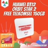 Modem ROUTER WIFI 4G HUAWEI B312 ORBIT STAR 2 FREE TELKOMSEL 50GB
