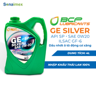 Nhớt oto máy xăng Nhớt ô tô 0W20 SP ILSAC GF-6 BCP GE SILVER 4 Lít Tiết Kiệm Nhiên Liệu Nhập Khẩu Th