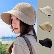 Ladies' sun protection hats, Waffle Korea UPF50+, adjustable ladies' sun protection hats, internet-f