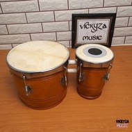 Ketipung Gendang Tabla Dangdut White Leather Without Stand