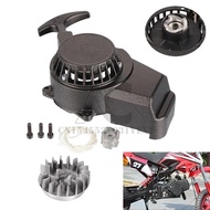Aluminum pull start recoil starter for 2 stroke 47cc 49cc engine pocket bike mini motorcycle dirt ki