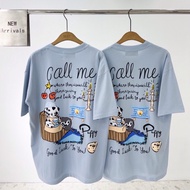 19 Short Sleeve T-Shirt Round Neck Shirt For Men And Women (Call Me Again) S-5XL