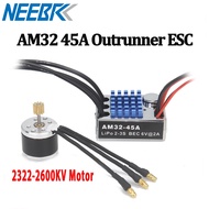 NEEBRC 2322 2600KV Brushless Outrunner Motor Waterproof Crawler Motor With AM32 45A Brushless ESC Fo