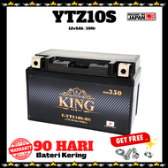 [READY STOCK] KING MOTORCYCLE BATTERY MF BATERI MOTORSIKAL E-YTZ10S-BS YTZ10S YAMAHA MT-07 MT-09 MT-