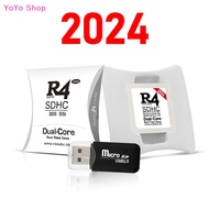 💕 YoYo Shop 💕 2024 For NDS Game Card For R4I SDHC TF Card R4 SDHC Pro Card Video Game Card White Sil