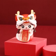 2024 Chinese New Year Mascot Decoration Year Of The Dragon Fuwa Boy Girl doll Car Decoration New Yea
