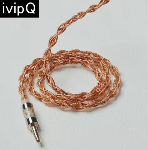 ivipQ-556 HIFI Earphones Upgrade Cable With 0.78 2PIN/MMCX/Recessed-0.78 2pin, For M5 AFUL Performer