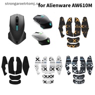 Strongaroetrtomj Sweat-Resistant Mouse Grip Tape Stickers For Dell For Alienware AW610M Mouse Anti Slip Skin Self-Adhesive Pre-Cut SG