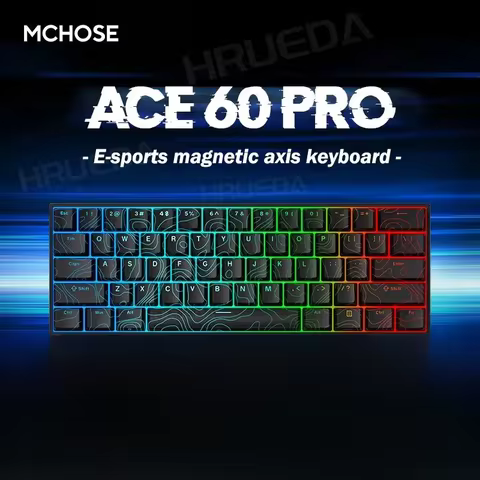 Vgn&Machose Ace 60 Pro Series Electronic Sports Mechanical Keyboard Magnetic Axis Fps Pc Game Custom